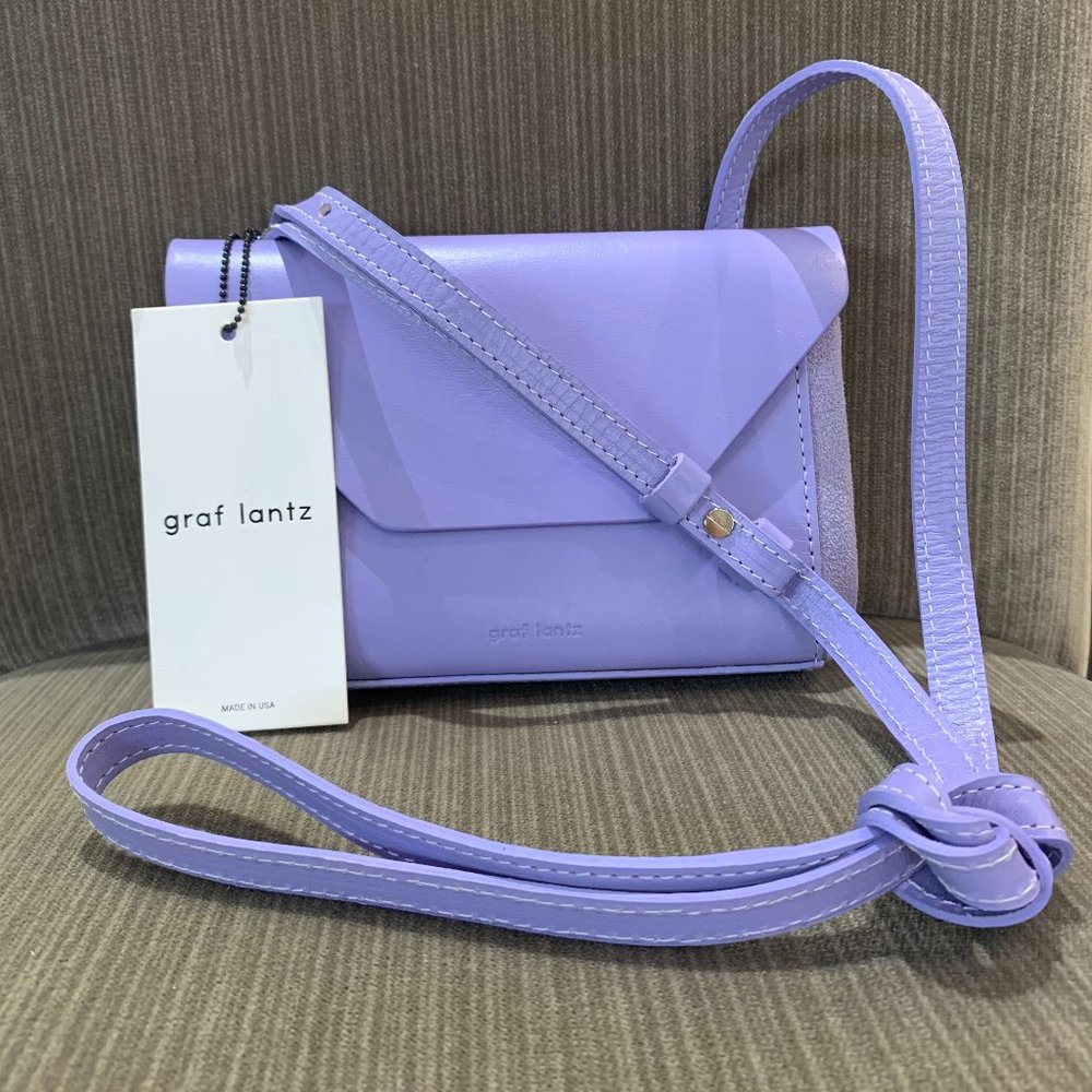 Graf Lantz Cecil Petite Crocus Leather & Suede Crossbody